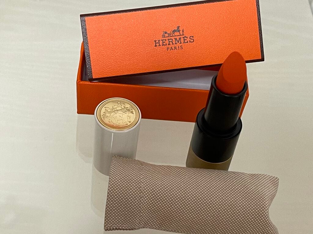〈ルージュ・エルメス〉 ルージュ ア レーヴル マット/エルメス/口紅を使ったクチコミ(1枚目)