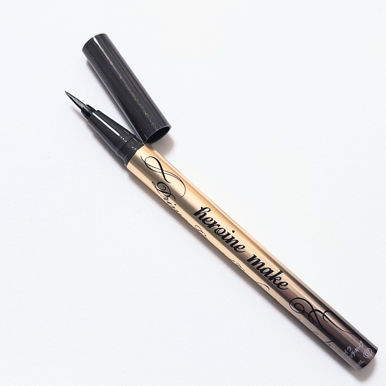 プライムリキッドアイライナー リッチキープ 07 チャコールブラック/ヒロインメイク/リキッドアイライナーを使ったクチコミ（2枚目）