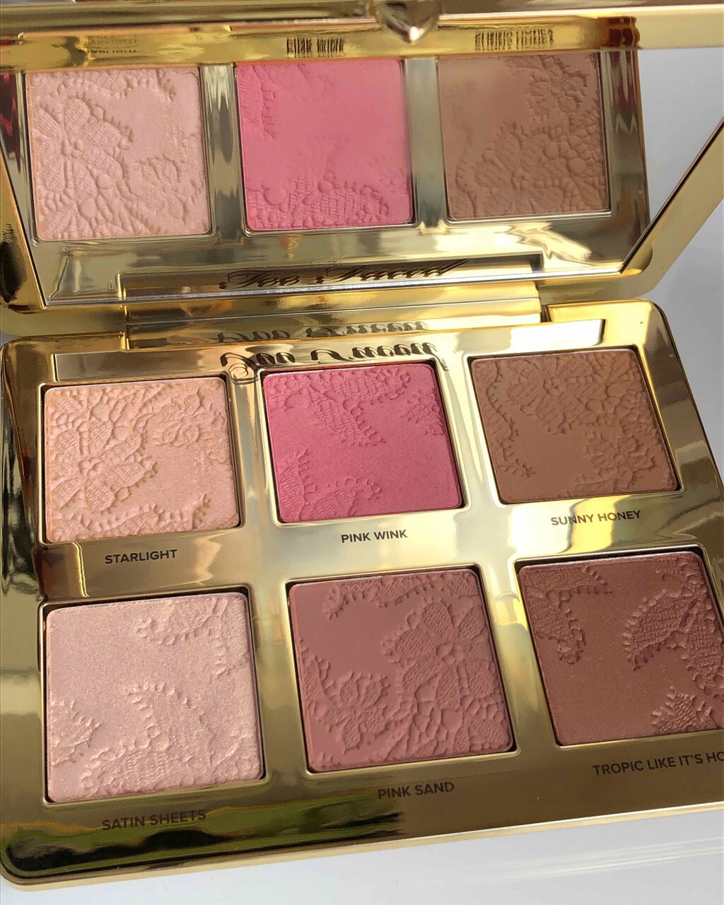 ナチュラル フェイス パレット/Too Faced/パウダーチークを使ったクチコミ(2枚目)