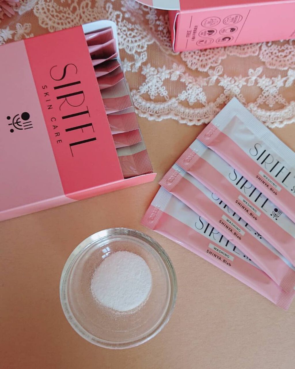 ブライト酵素洗顔パウダー/SIRTFL/洗顔パウダーを使ったクチコミ（1枚目）