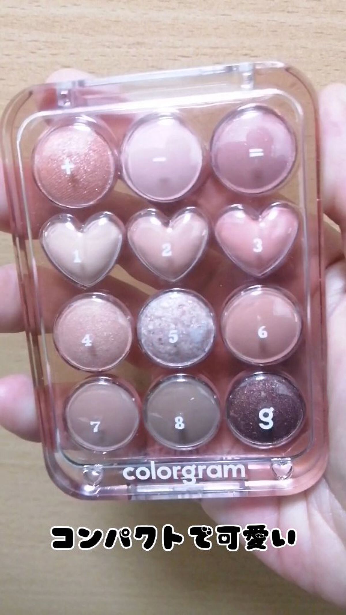 目元チュートリアルアイパレット/Colorgram/アイシャドウパレットを使ったクチコミ（2枚目）