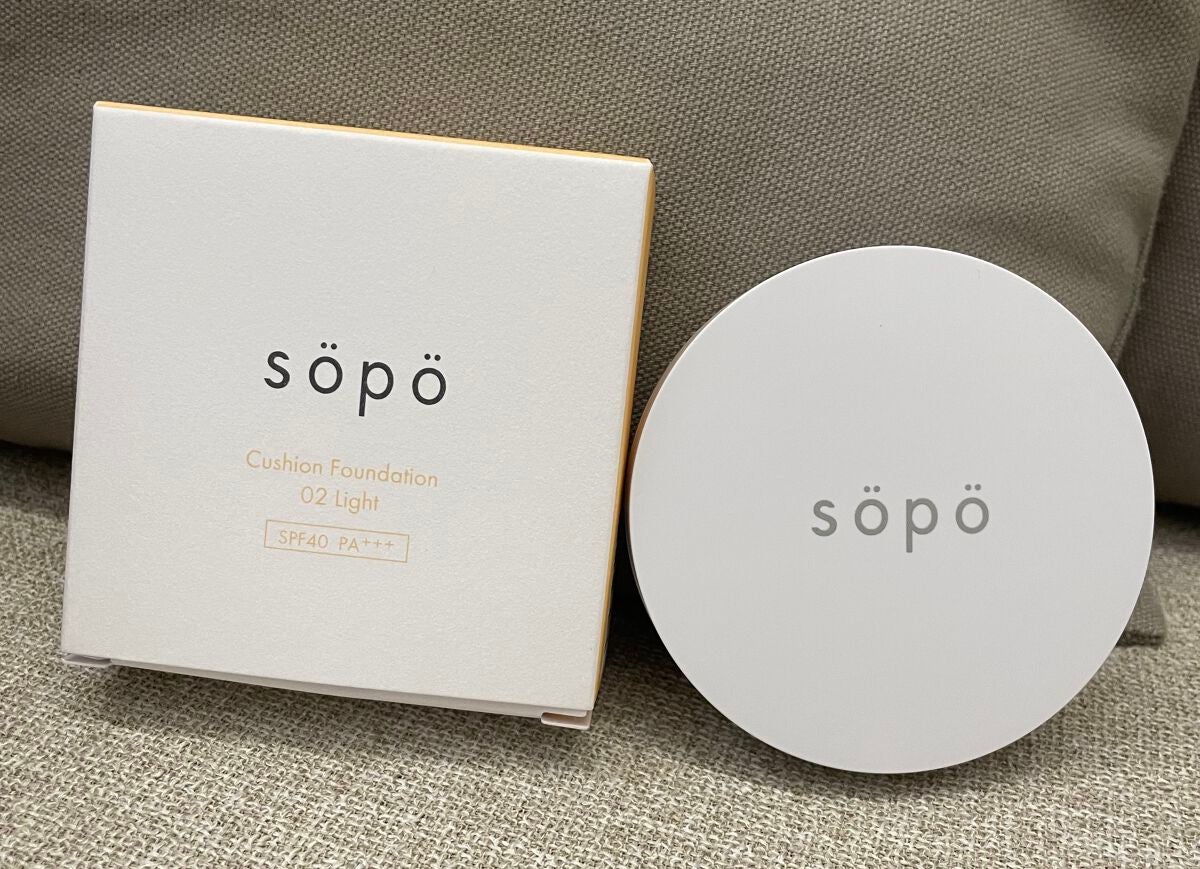 クッションファンデ/sopo/クッションファンデーションを使ったクチコミ(1枚目)