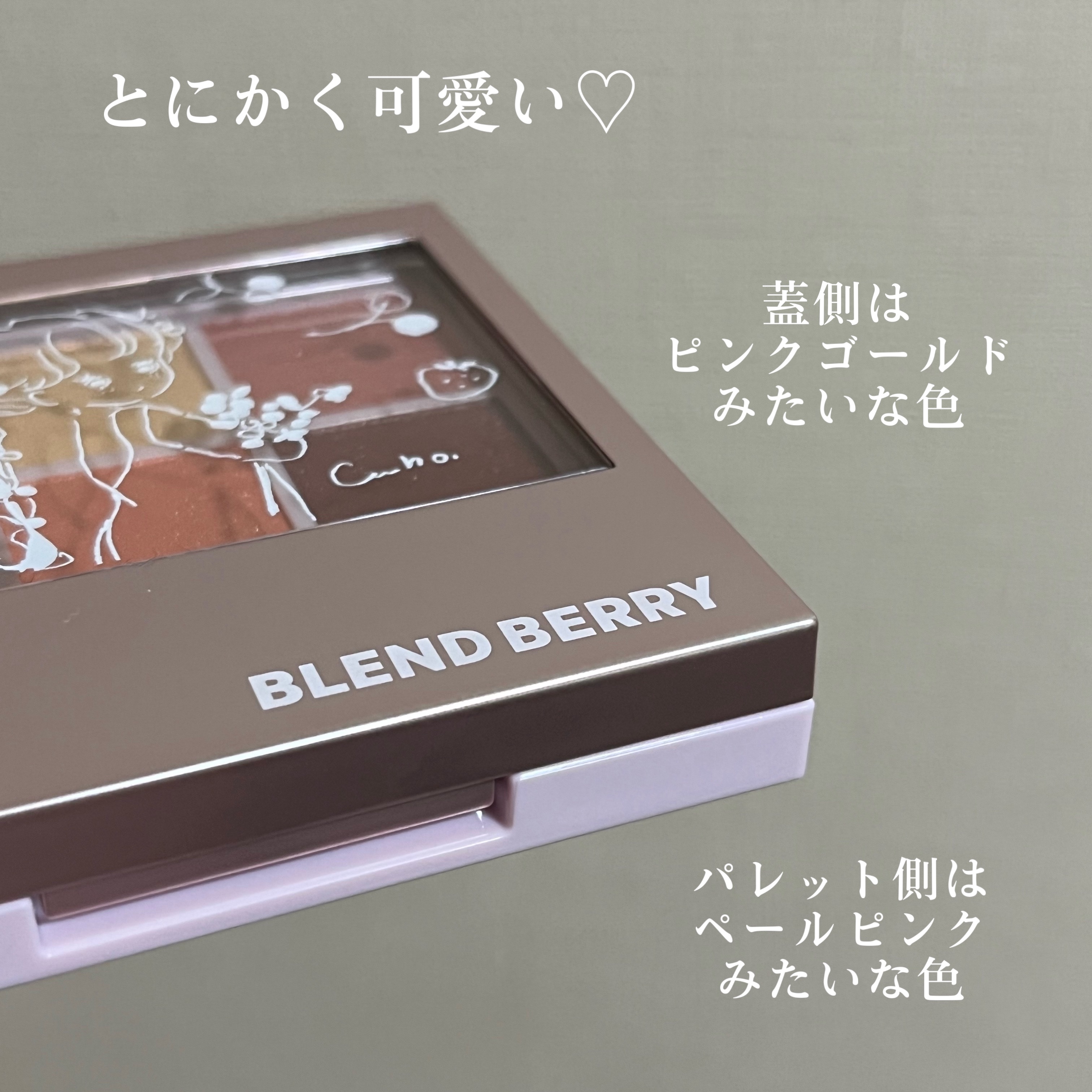 オーラクリエイション/BLEND BERRY/アイシャドウパレットを使ったクチコミ（3枚目）