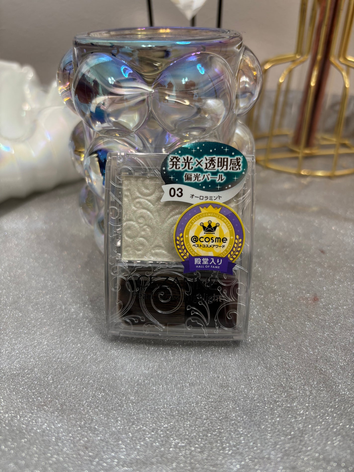 パールグロウハイライト/CEZANNE/パウダーハイライトを使ったクチコミ(2枚目)