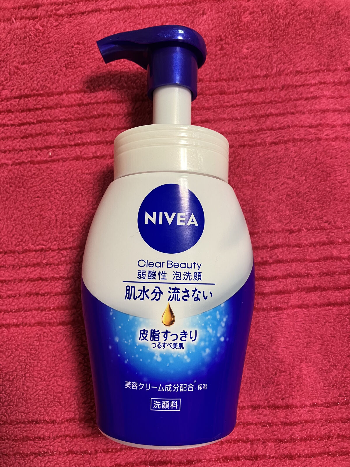 ニベア クリアビューティー弱酸性泡洗顔 皮脂すっきり 本体 150ml/ニベア/泡洗顔を使ったクチコミ（1枚目）