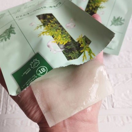 1番 ヒノキ水81%シートマスク/numbuzin/シートマスク・パックを使ったクチコミ(5枚目)