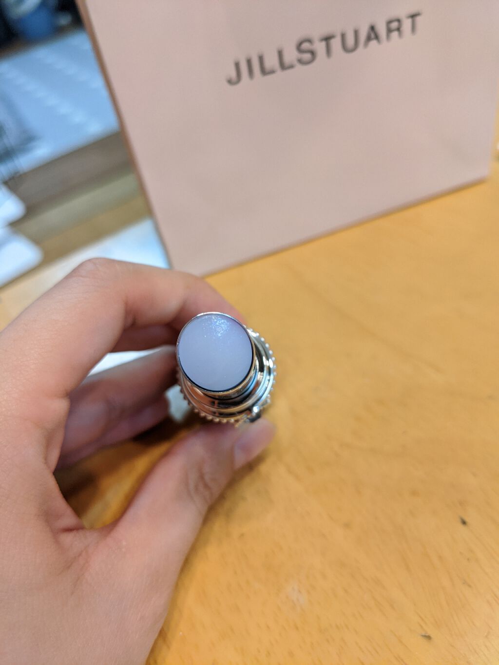 サムシングピュアブルー セント マイリップス/JILL STUART/口紅を使ったクチコミ(2枚目)