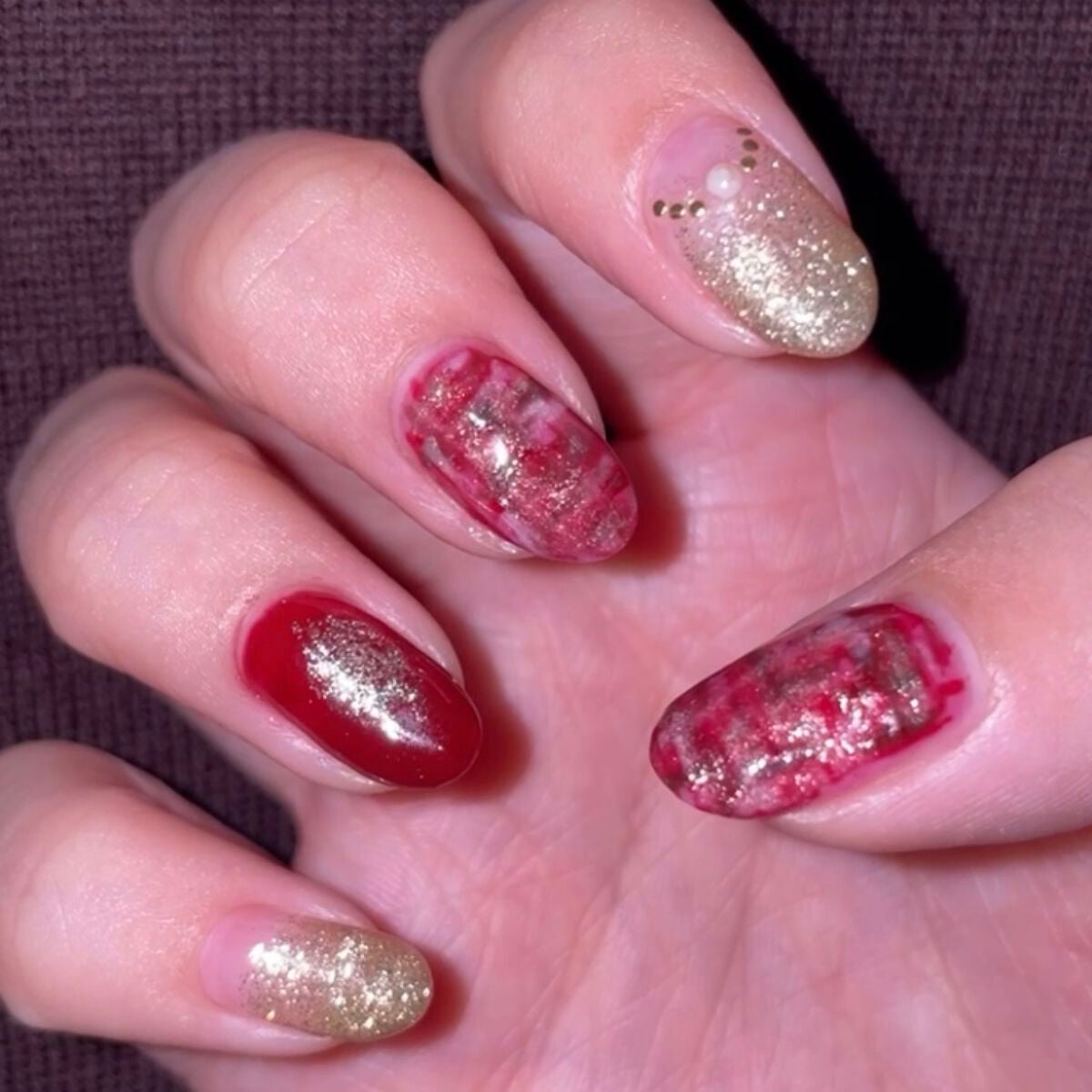 ジェルネイル(ライト対応)/セリア/ジェルネイルを使ったクチコミ(1枚目)