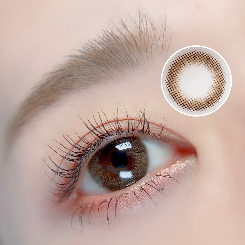 スワニーピュアチョコ(Swany Pure Choco)/OLOLA/カラーコンタクトレンズを使ったクチコミ(3枚目)