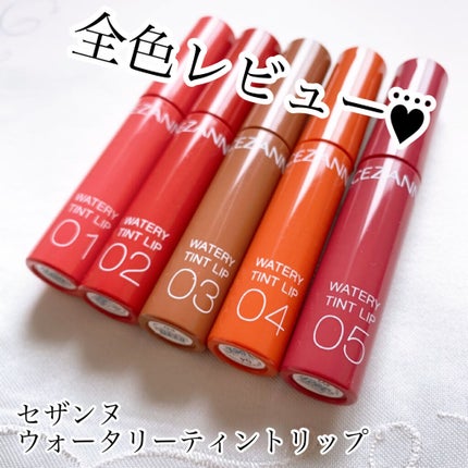ウォータリーティントリップ/CEZANNE/リップティントを使ったクチコミ(1枚目)