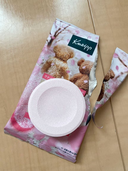 クナイプ スパークリングタブレット サクラの香り/クナイプ/炭酸系入浴剤を使ったクチコミ(3枚目)