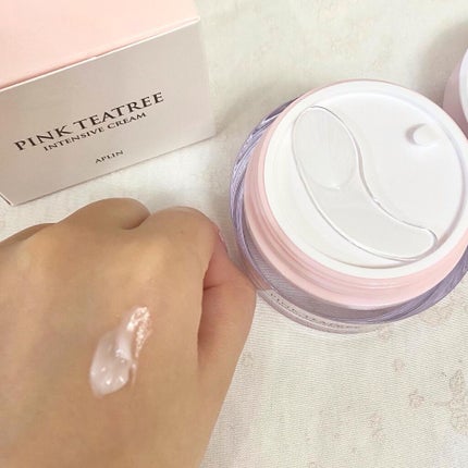 ピンクティーツリークリーム/APLIN/フェイスクリームを使ったクチコミ(3枚目)