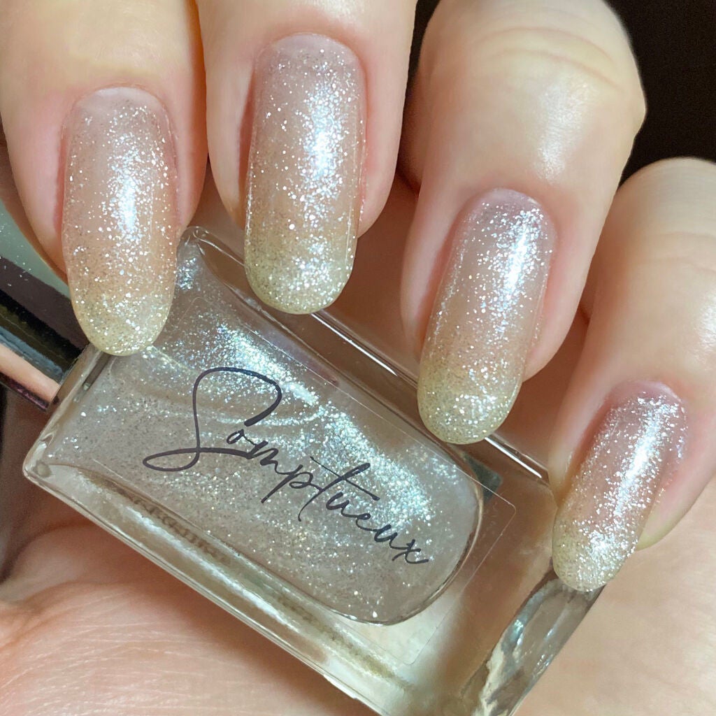 Somptueux(ソンプチュー) ネイルポリッシュ/DAISO/マニキュアを使ったクチコミ(5枚目)