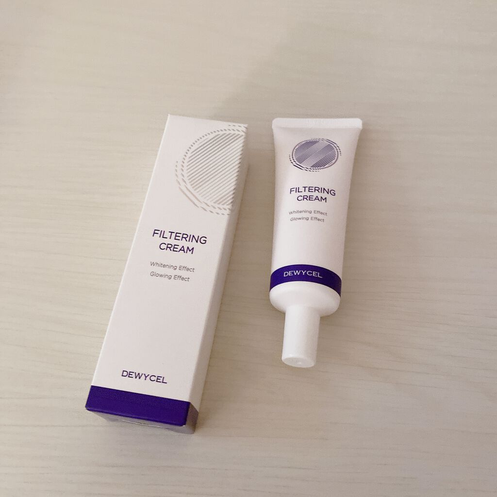 フィルタリングクリーム/DEWYCEL/日焼け止めクリームを使ったクチコミ(1枚目)