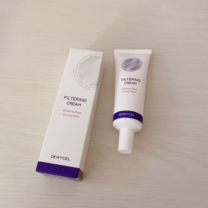 フィルタリングクリーム/DEWYCEL/日焼け止めクリームを使ったクチコミ(1枚目)
