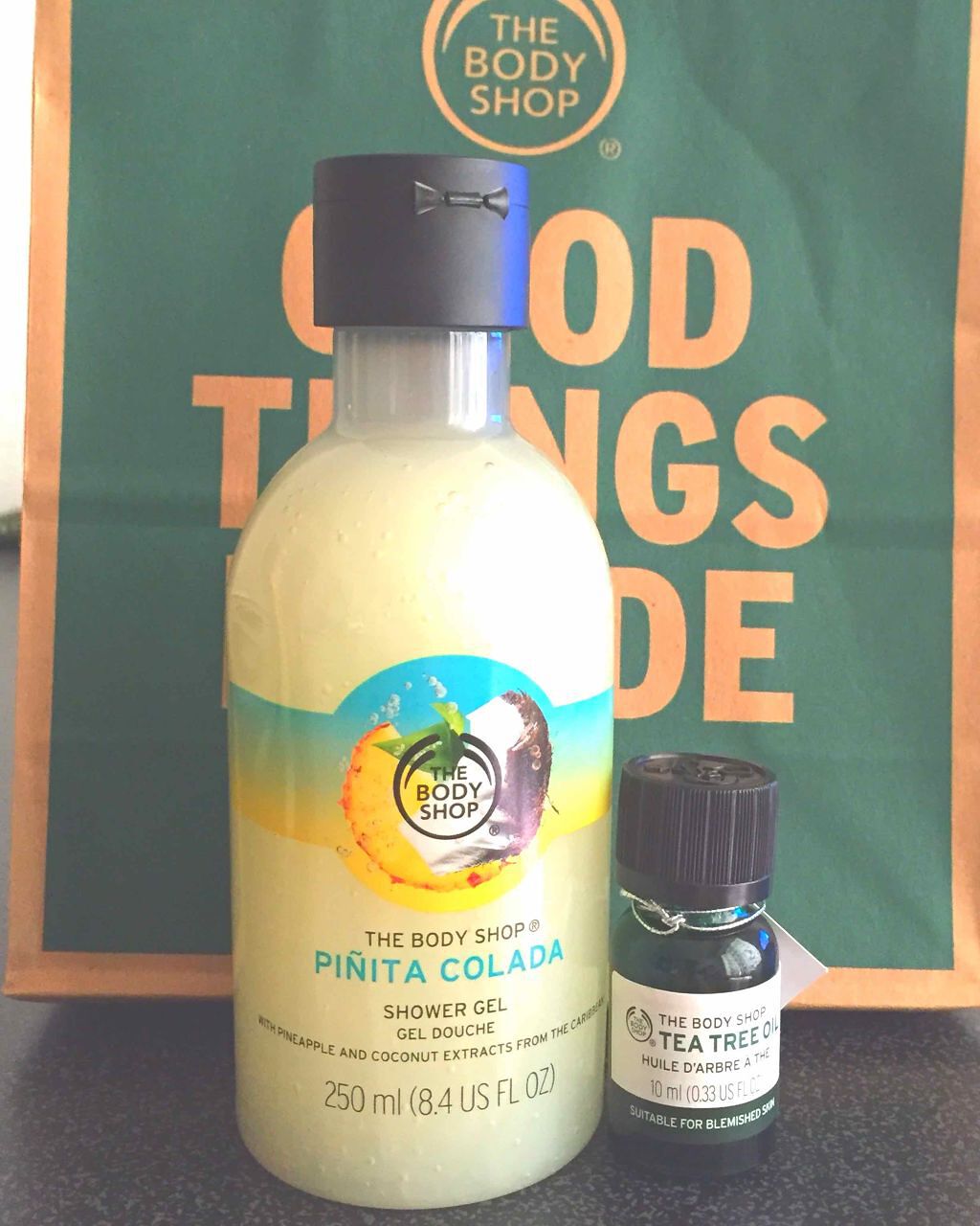  ティーツリー オイル/THE BODY SHOP/フェイスオイルを使ったクチコミ（1枚目）