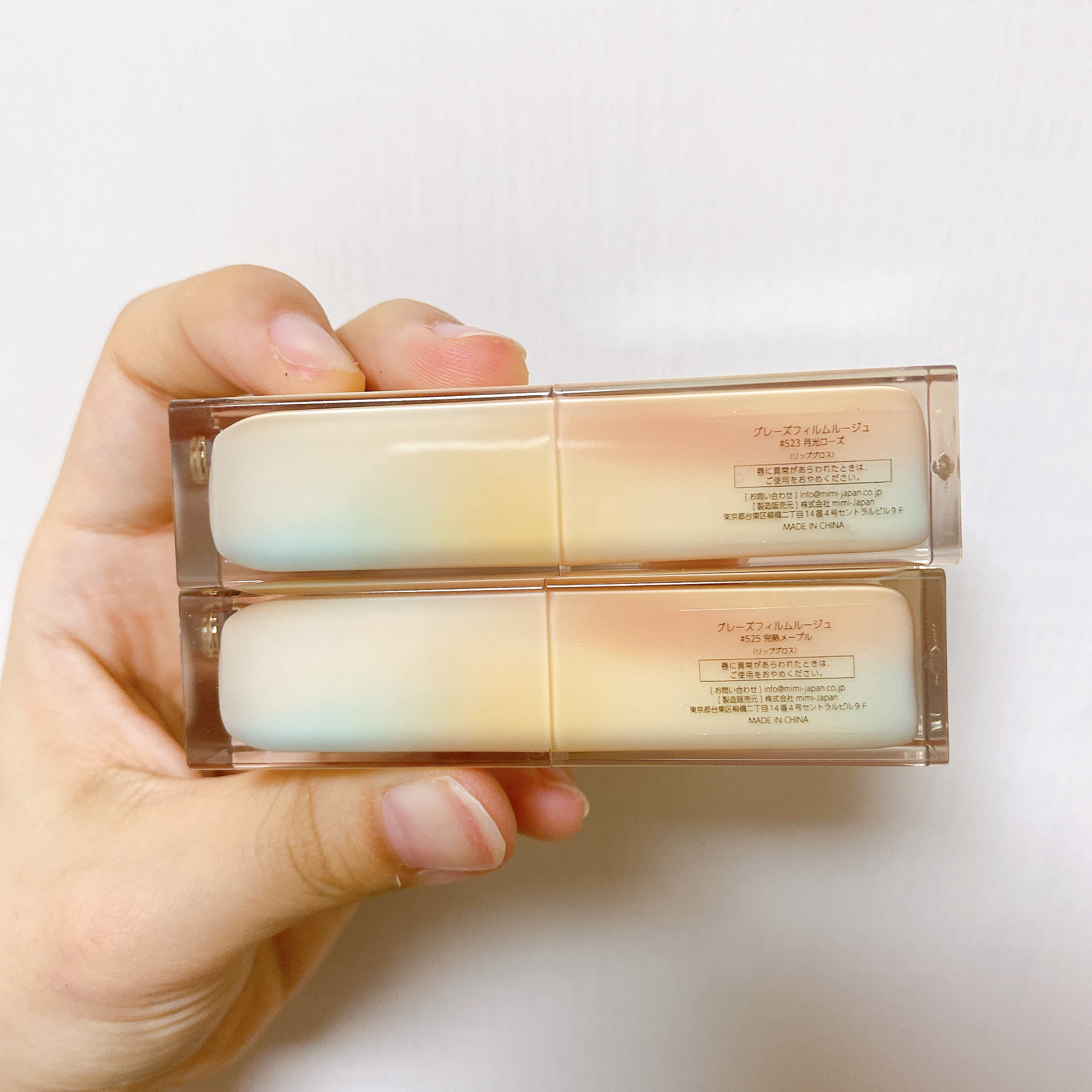 Joocyee グレーズフィルムルージュ/Joocyee/口紅を使ったクチコミ（3枚目）