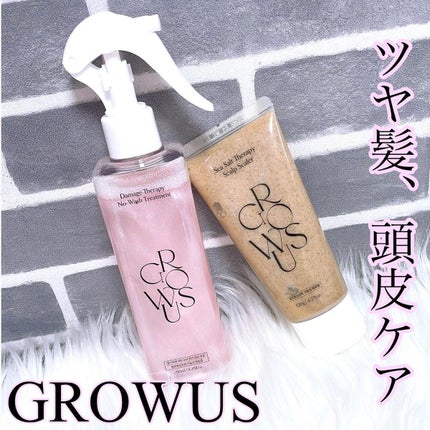 シーソルトセラピースカルプスケーラー/GROWUS/ヘッドスクラブを使ったクチコミ(1枚目)