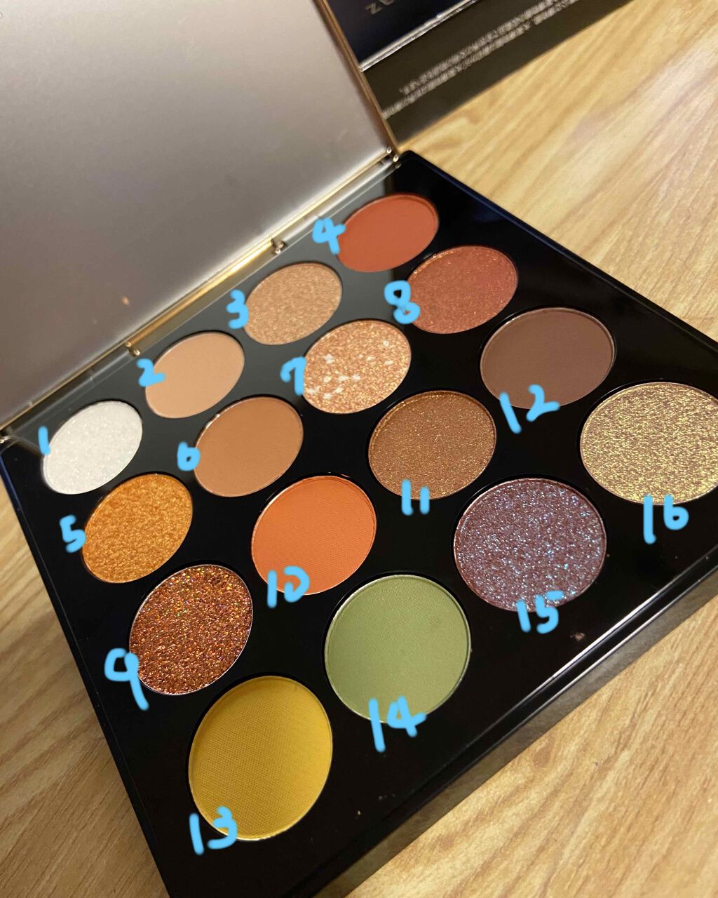 大英博物館 エジプトシリーズ アイシャドウパレット/ZEESEA/アイシャドウパレットを使ったクチコミ(2枚目)