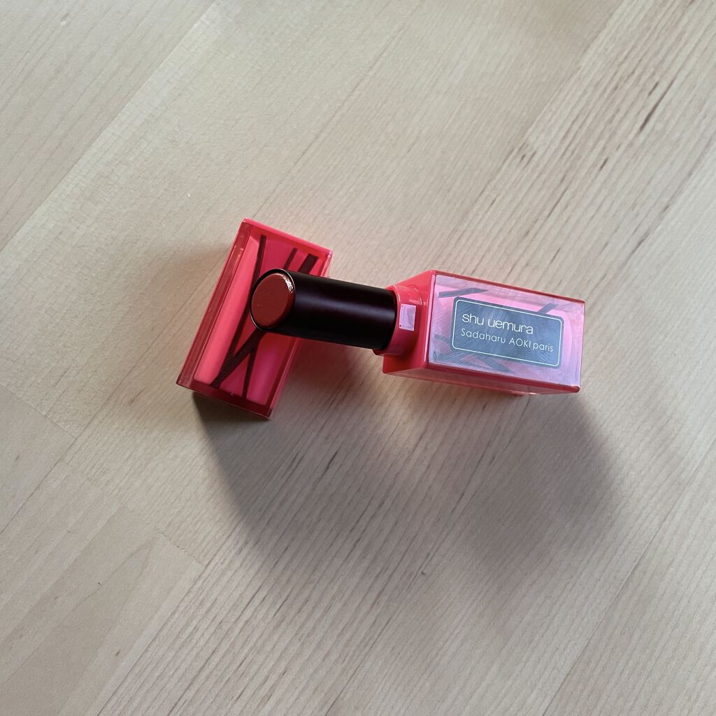 ルージュ アンリミテッド ラッカーシャイン/shu uemura/口紅を使ったクチコミ（1枚目）
