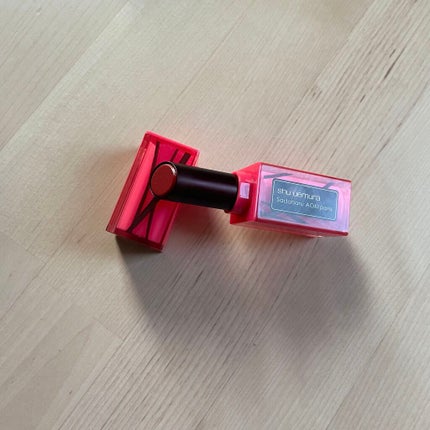 ルージュ アンリミテッド ラッカーシャイン/shu uemura/口紅を使ったクチコミ(1枚目)