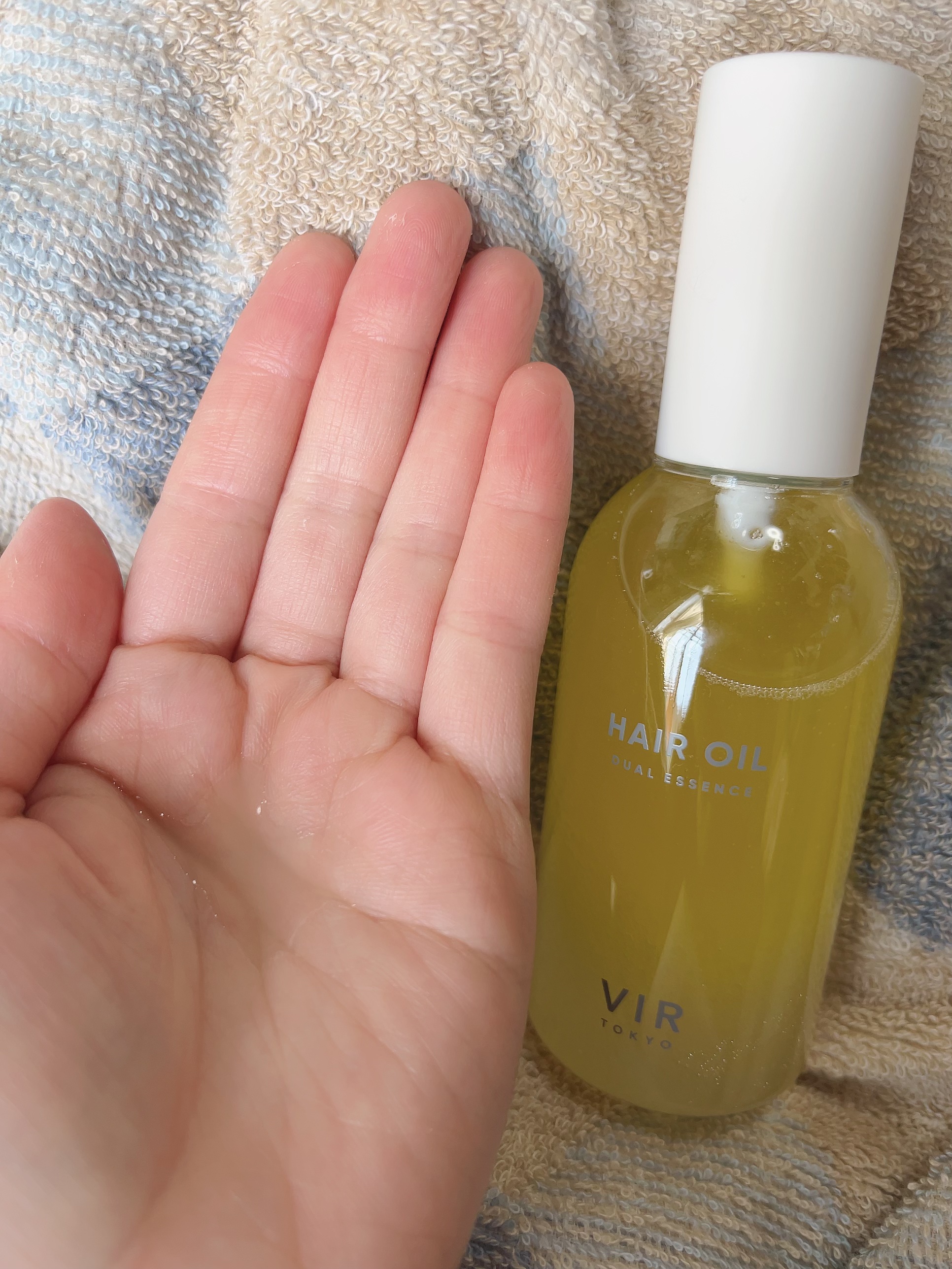 DUAL ESSENCE HAIR OIL/VIR TOKYO/ヘアオイルを使ったクチコミ（2枚目）