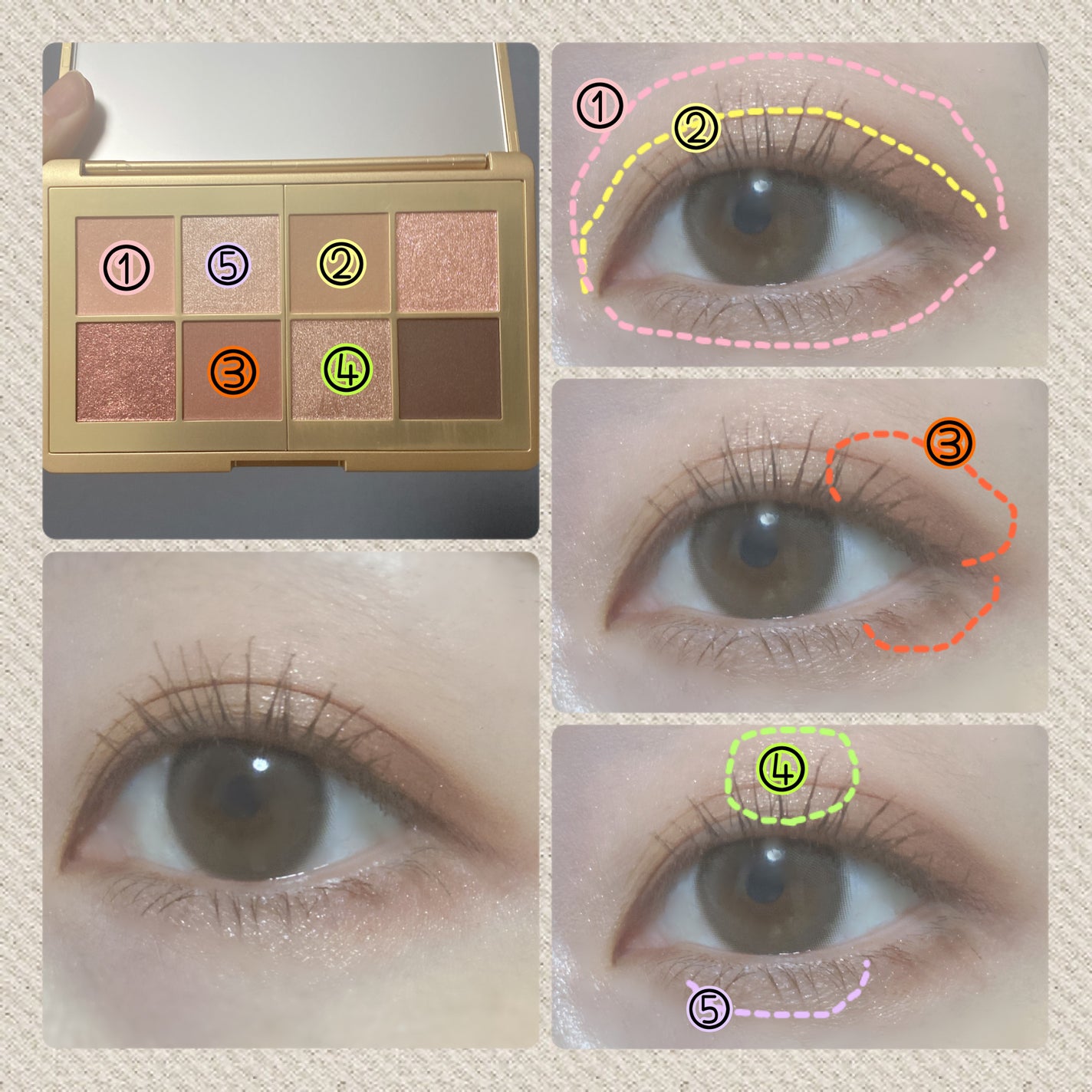 ジャパン イン ブルーム アイシャドウ パレット/ローラ メルシエ/アイシャドウパレットを使ったクチコミ(6枚目)