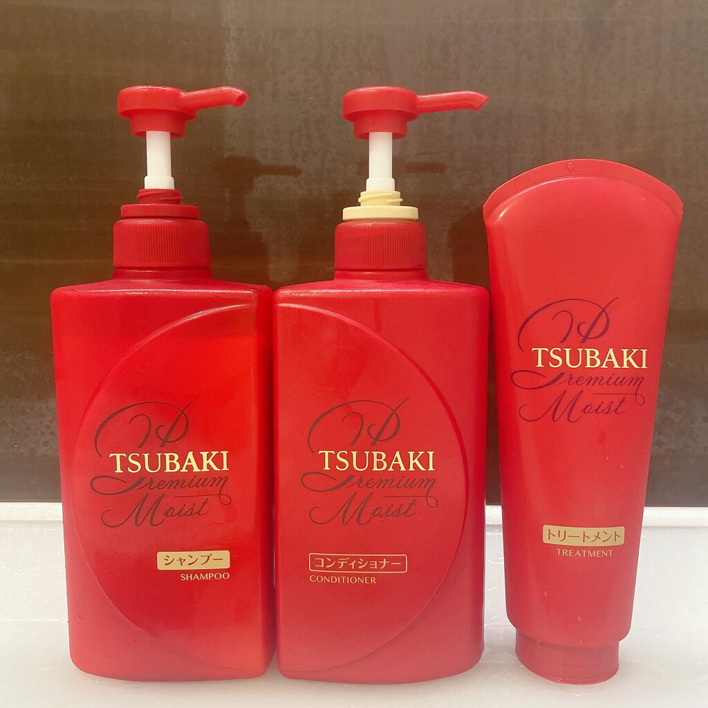 プレミアムモイスト シャンプー/ヘアコンディショナー/TSUBAKI/市販シャンプーを使ったクチコミ(1枚目)