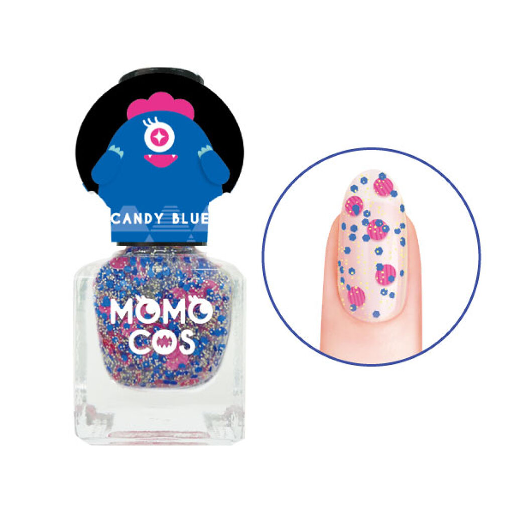 BWモモコス はがせるマニキュア キャンディブルー