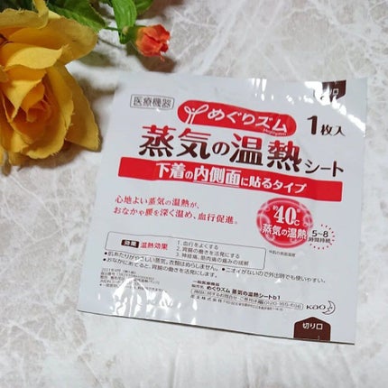 蒸気の温熱シート 下着の内側面に貼るタイプ/めぐりズム/その他を使ったクチコミ(4枚目)