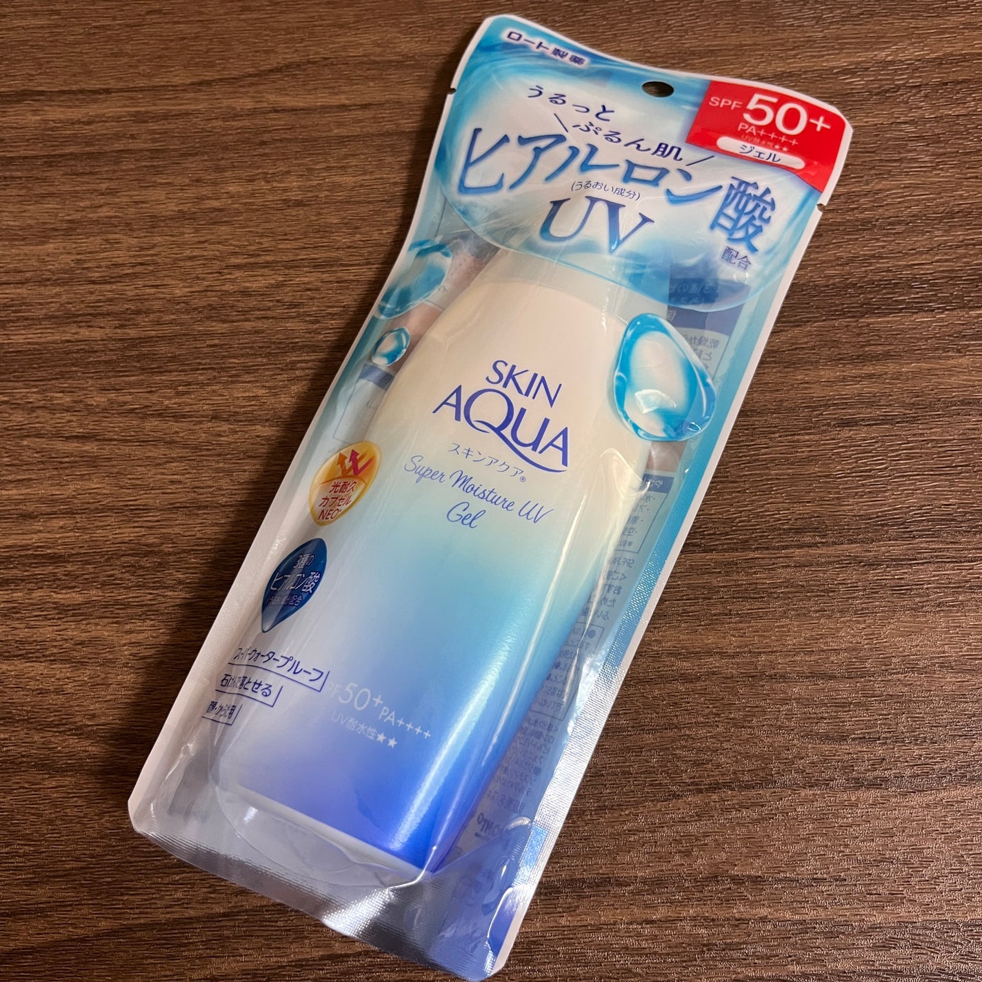 スキンアクア スーパーモイスチャージェル/スキンアクア/日焼け止めジェルを使ったクチコミ(1枚目)