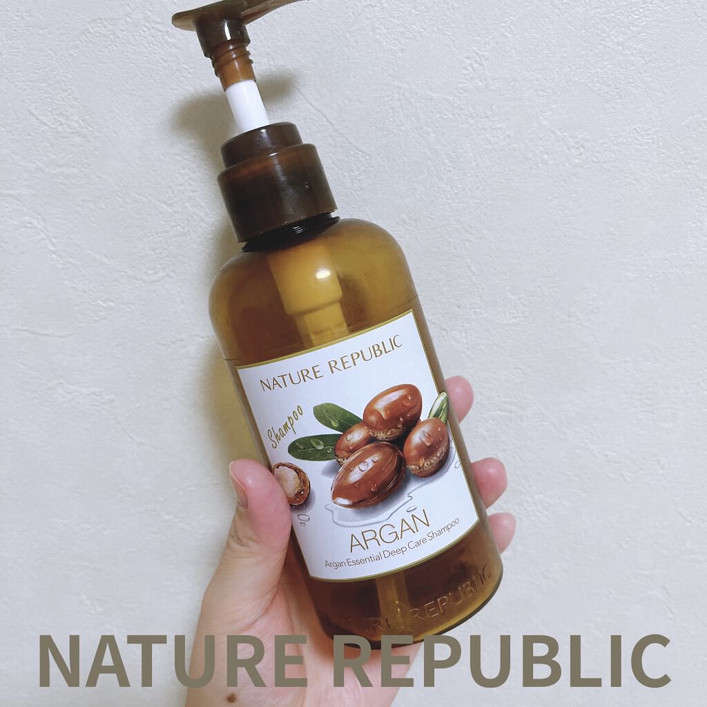 アルガンエッセンシャル ディープケア シャンプー/ネイチャーリパブリック/市販シャンプーを使ったクチコミ（1枚目）