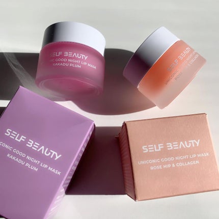 ユニコーングッドナイトリップマスク カカドゥプラム/SELF BEAUTY/リップマスクを使ったクチコミ(5枚目)