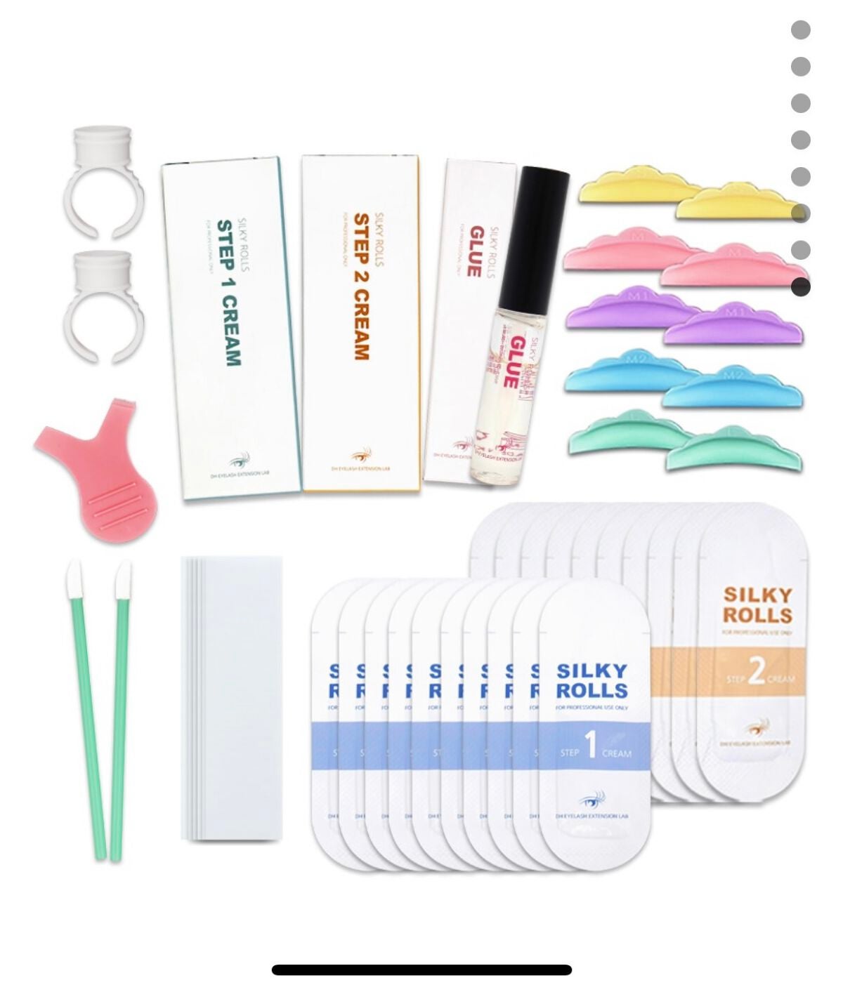 EYE2IN 低刺激 セルフプロ用 まつげパーマ 3種 セット/Qoo10/その他キットセットを使ったクチコミ(2枚目)