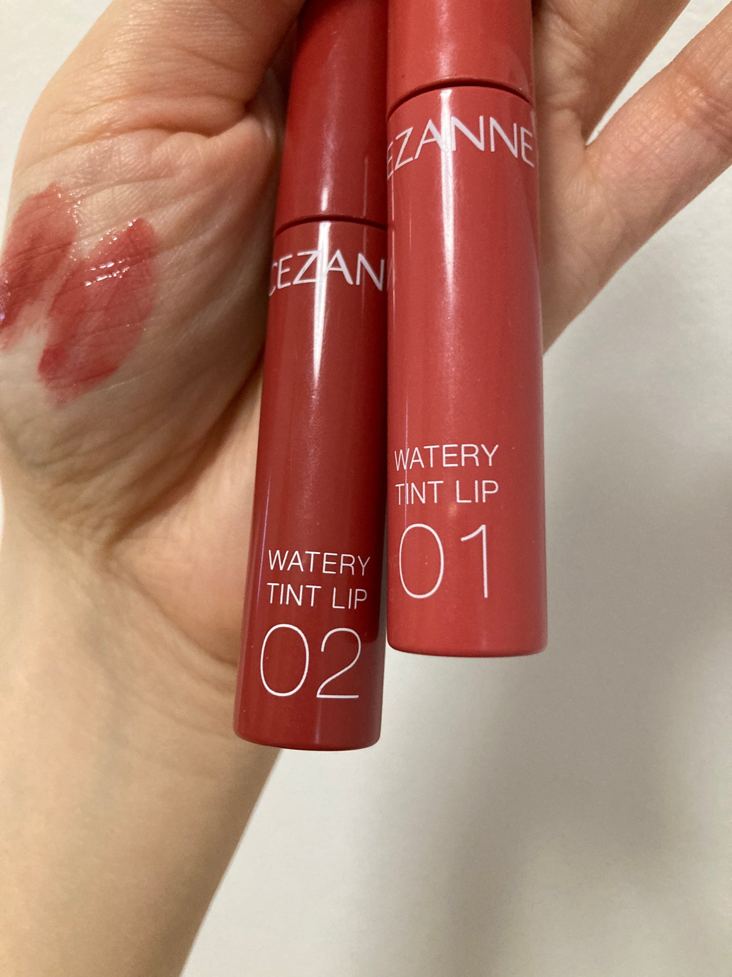 ウォータリーティントリップ/CEZANNE/リップティントを使ったクチコミ(4枚目)