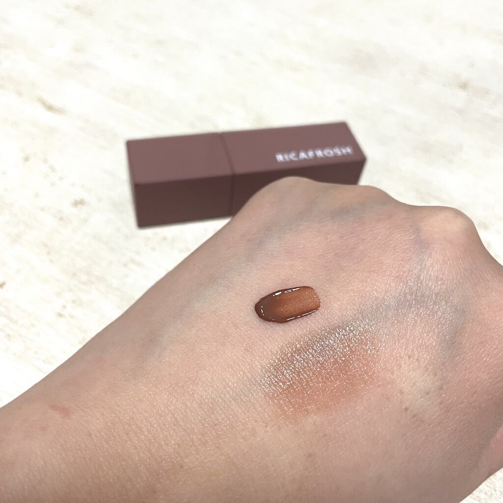 ジューシーリブティント/RICAFROSH/リップティントを使ったクチコミ（3枚目）