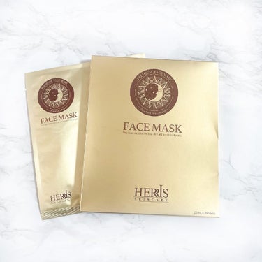ハーリス フェイスマスク のクチコミ「ハーリスのフェイスマスク使ってみたよ。

人間の表皮と同じラメラ構造！
肌との親和性が高いナノ.....」（1枚目）