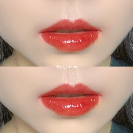 ジューシーラスティングティント/rom&nd/リップティントを使ったクチコミ(4枚目)