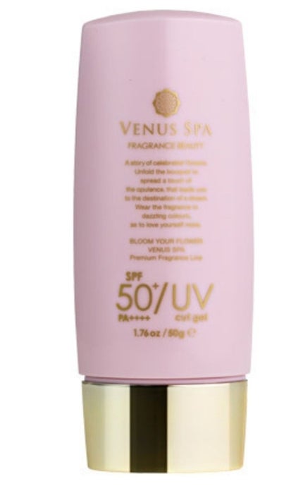 プレミアムUVカットジェル フローラルドロップ/ヴィーナススパ/日焼け止め・UVケアを使ったクチコミ(1枚目)