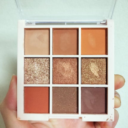 アイシャドウパレット 01 オレンジブラウン/Kirei&co./アイシャドウパレットを使ったクチコミ(2枚目)