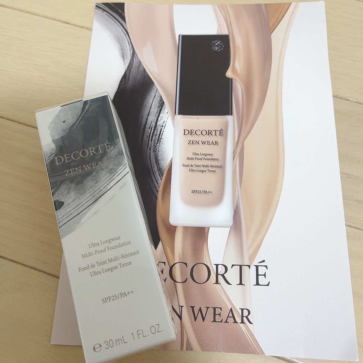 ゼン ウェア フルイド/DECORTÉ/リキッドファンデーションを使ったクチコミ（1枚目）