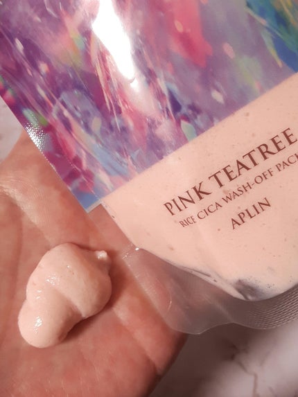 ピンクティーツリーライスシカウォッシュオフパック/APLIN/洗い流すパック・マスクを使ったクチコミ(4枚目)