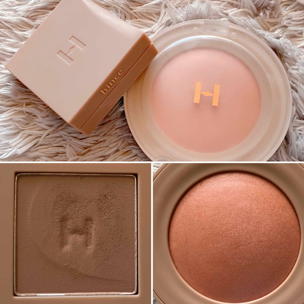 トゥルーディメンショングロウチーク/hince/パウダーチークを使ったクチコミ（2枚目）