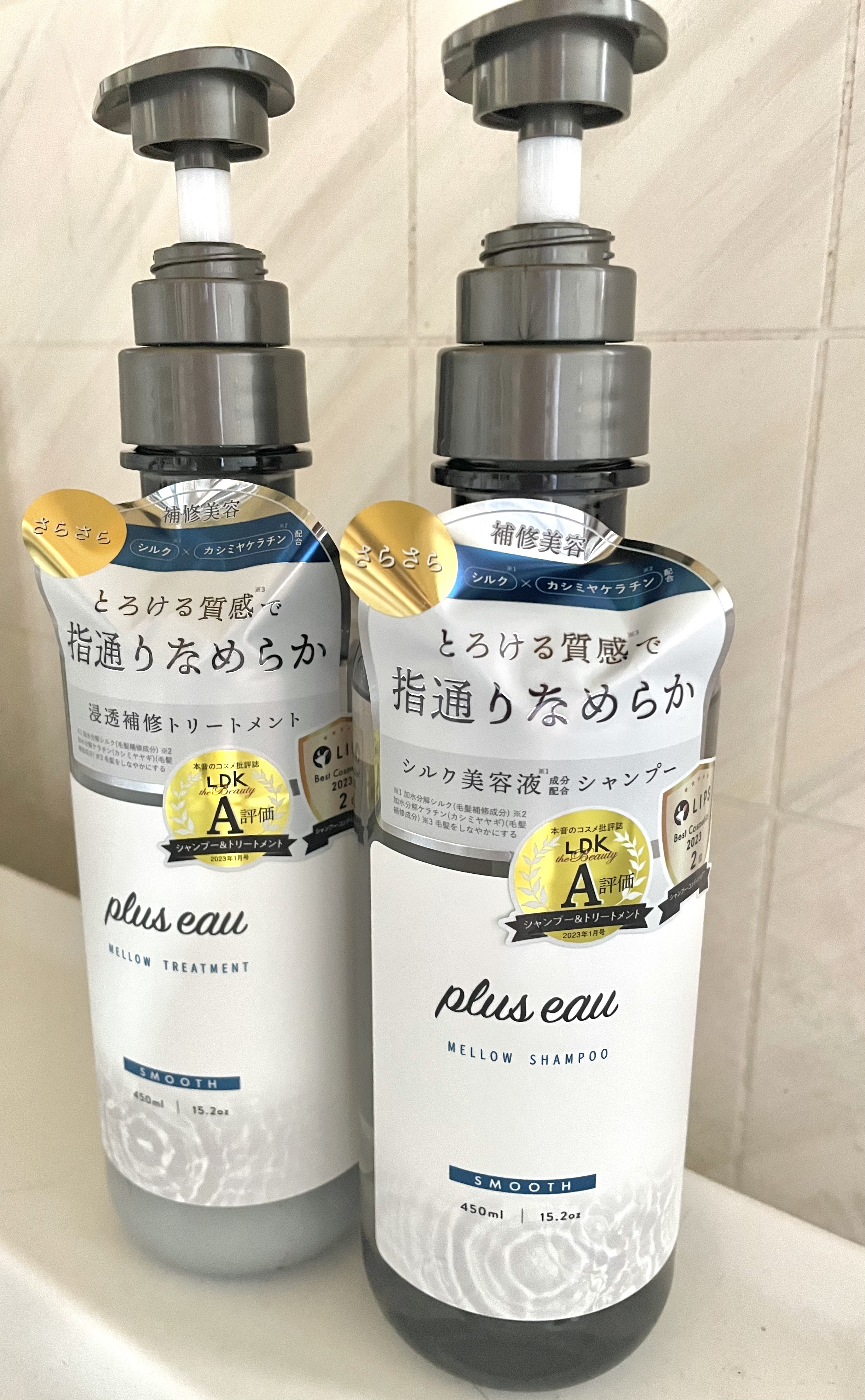 メロウシャンプー/メロウトリートメント/plus eau/市販シャンプーを使ったクチコミ（1枚目）