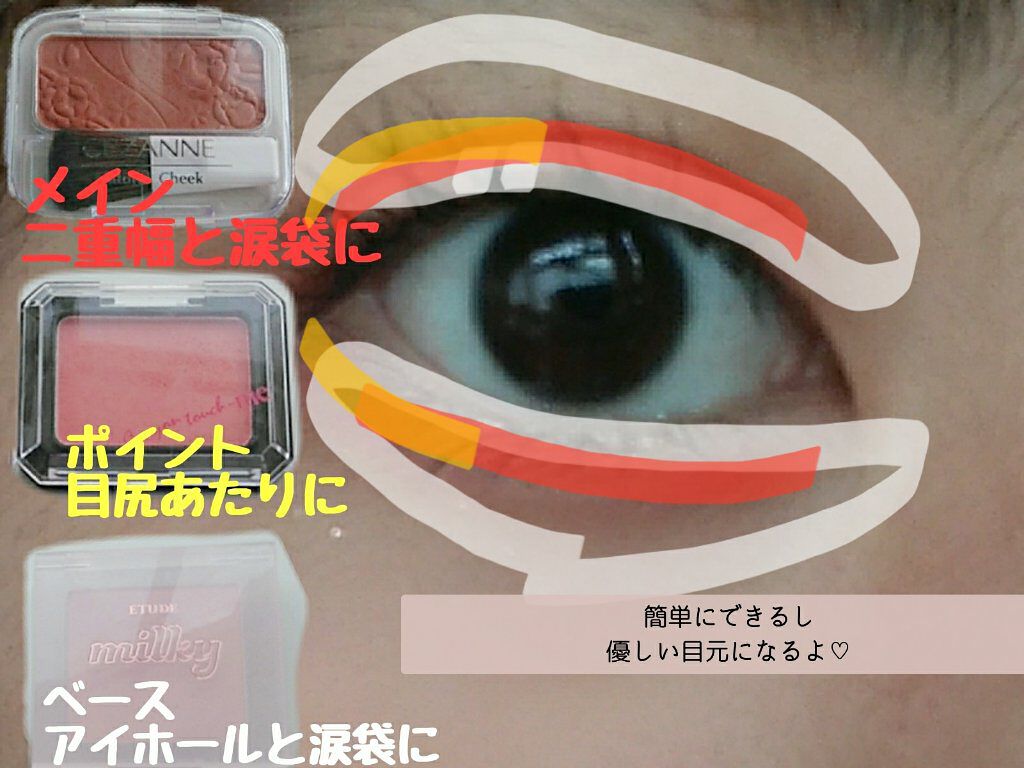 パウダーチーク/キャンドゥ/パウダーチークを使ったクチコミ（3枚目）