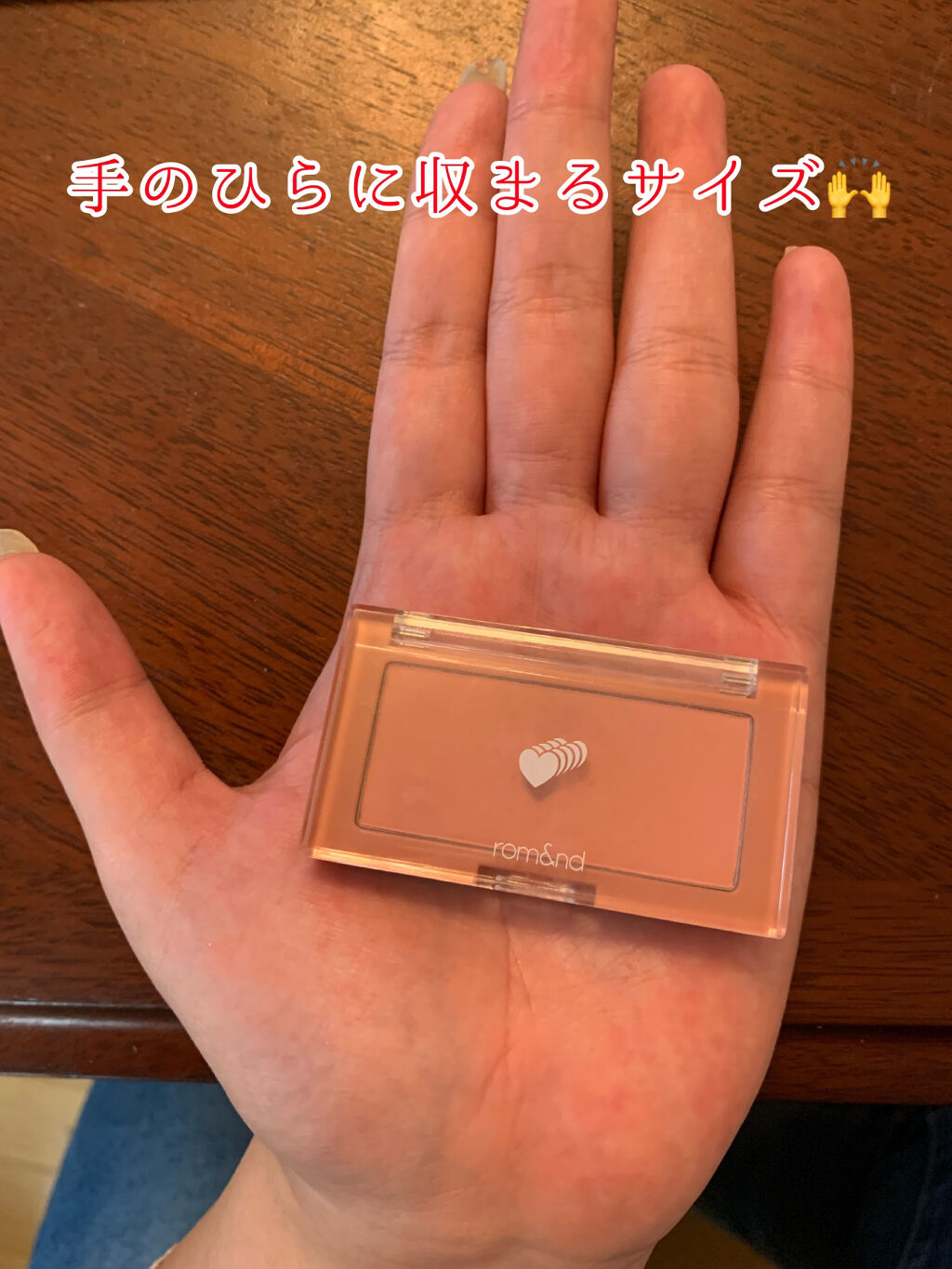 ベターザンチーク #05 チェリーチップ/rom&nd/パウダーチークを使ったクチコミ（2枚目）