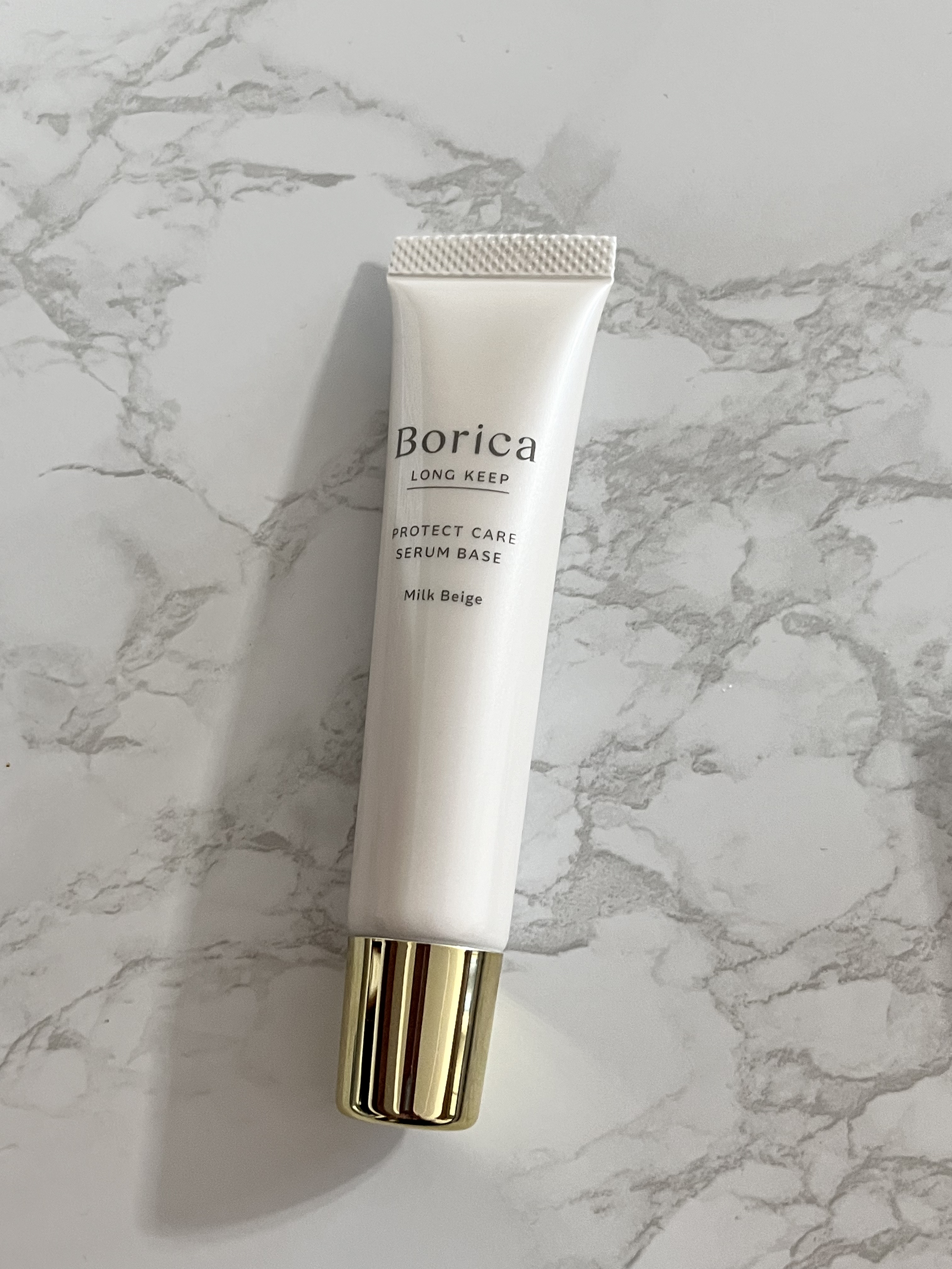 くずれ防止 美容液ケアベース ミルクベージュ SPF30 PA++/Borica/化粧下地を使ったクチコミ（1枚目）