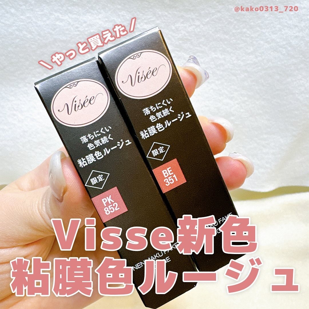ネンマクフェイク ルージュ/Visée/口紅を使ったクチコミ（1枚目）