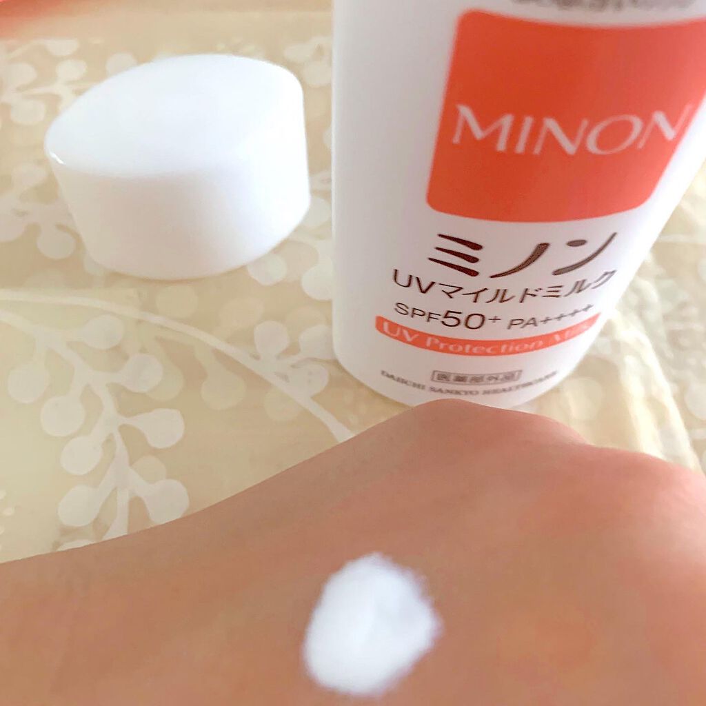 ミノンUVマイルドミルク/ミノン/日焼け止めミルクを使ったクチコミ（3枚目）