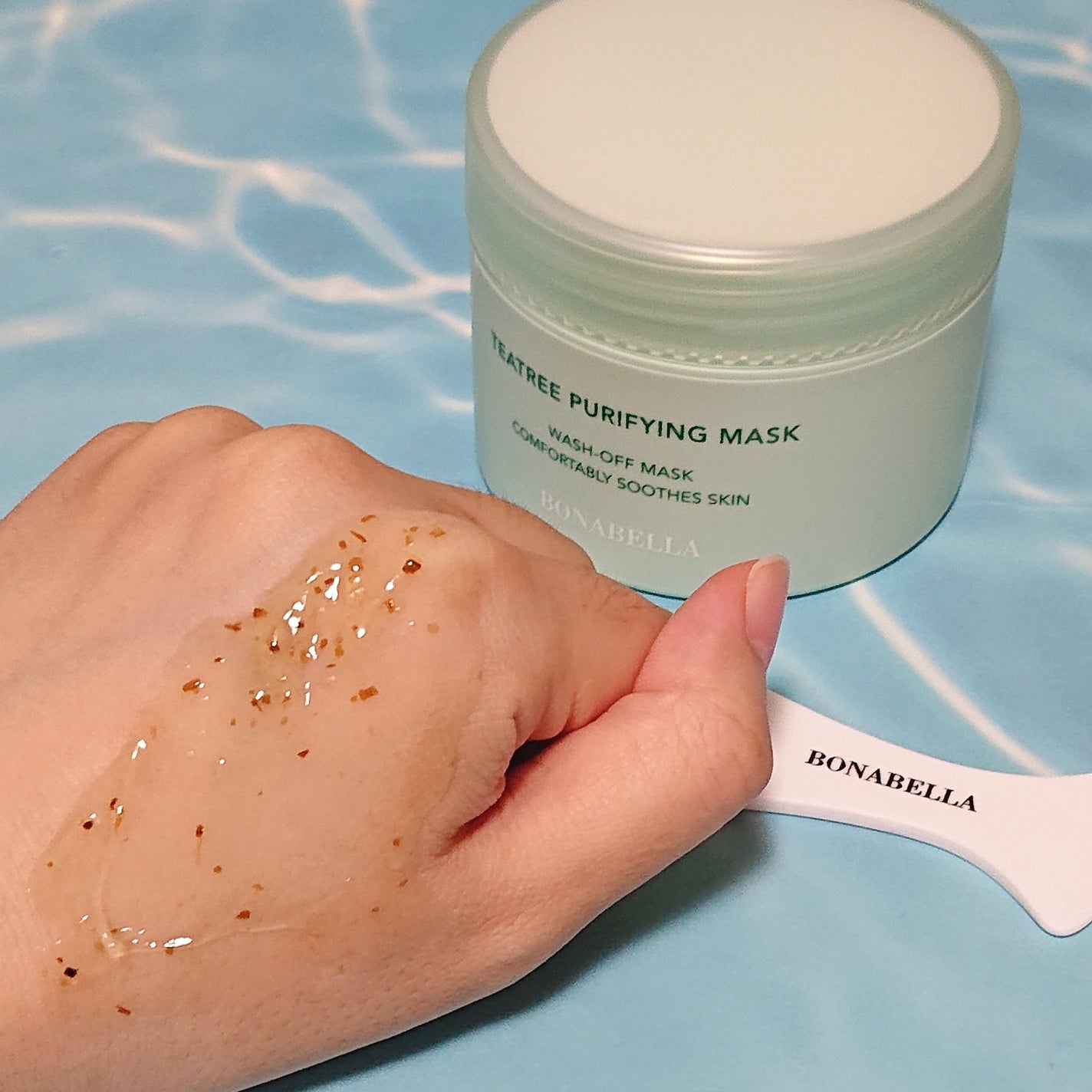 ティーツリーピュリファイングマスク/BONABELLA/洗い流すパック・マスクを使ったクチコミ(3枚目)